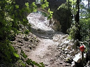 Vstup na hrad