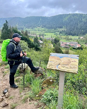 Príroda na ceste do Le Bouchet-Saint-Nicolas.