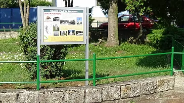 Druhé zastavenie pri obecnom parku.