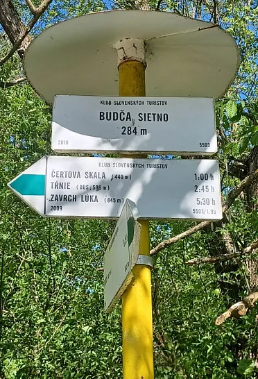Smerovník Budča - Sietno