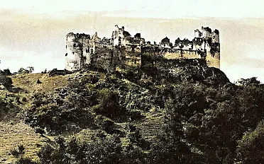 Hrad Revište na začiatku 20. st.