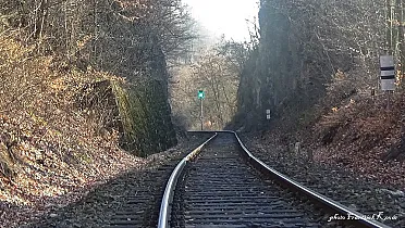 Najhlbší zárez na trati.