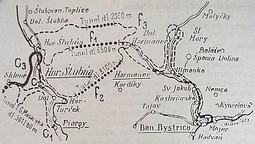 Niekoľko variant trasovania trate
