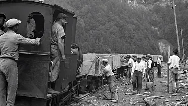 Stavebná úzkokoľajka.