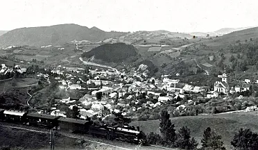 Úchvatný pohľad na Kremnicu bol v minulosti ale je aj dnes.