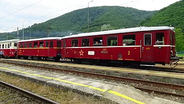 Jazda historického vlaku do Banskej Štiavnice.