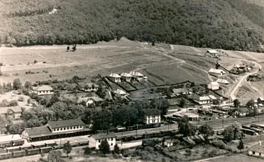 Okolie stanice v minulosti.