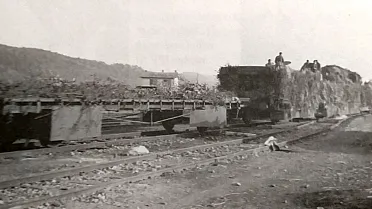 Príprava vlaku na boj.