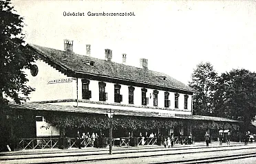 Stanica Hronská Breznica začiatkom 20. storočia