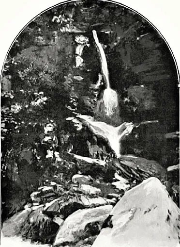 Starohutský vodopád v minulosti.