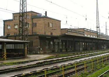 Terajšia železničná stanica.