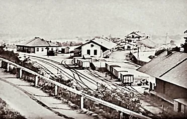 Železničná stanica v Bratislave.