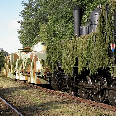 Zrekonštruovaný pancierový vlak IPV I -Štefánik.