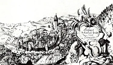 Kremnica v 17. storočí.