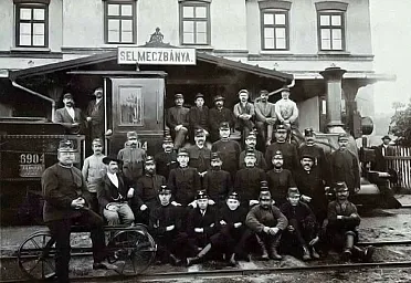 Banskoštiavnickí železničiari.