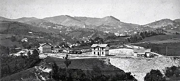 Stanica úzkokoľajky v Banskej Štiavnici.