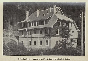 Ústredná budova ozdravovne.