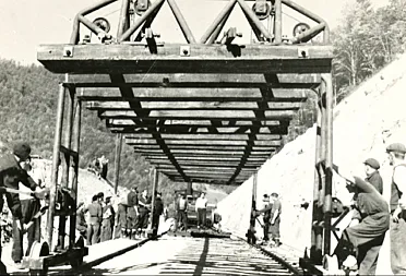 Položenie koľajových polí.