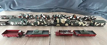 Dva vlaky hotové, jeden vo výstavbe.