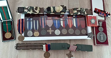 Vojenské vyznamenania.