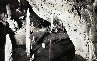 Harmanecká jaskyňa v minulosti.