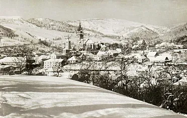 Kremnica v zime.