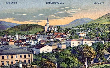 Banské mesto Kremnica.