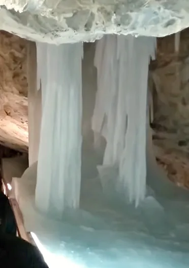 Demänovská ľadová jaskyňa pred niekoľkými rokmi.