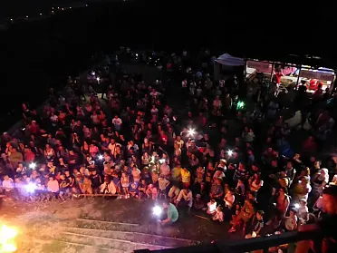 Strašidelná noc na hrade.