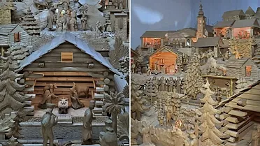 Drevený Betlehem v Terchovej