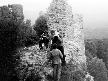 Prvý krát na Pajštúne v r. 1975