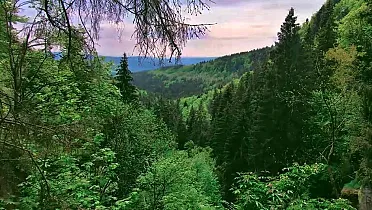 Výhľad nad vodopádom