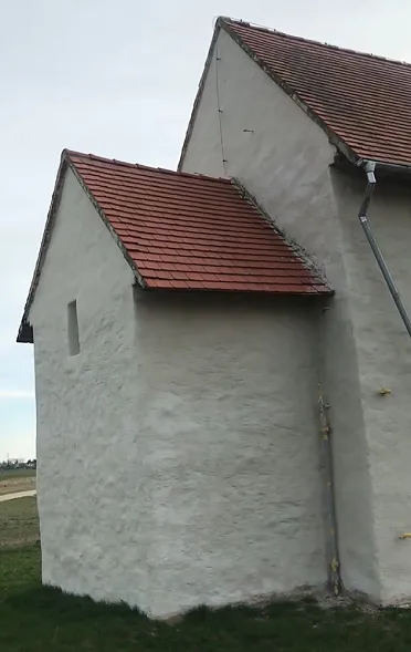 Zadná časť kostola