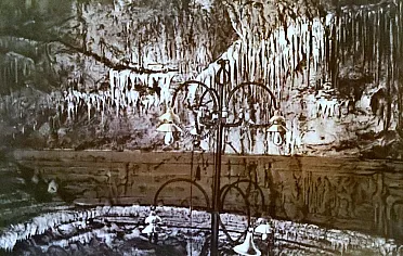 Pôvodné osvetlenie jaskyne