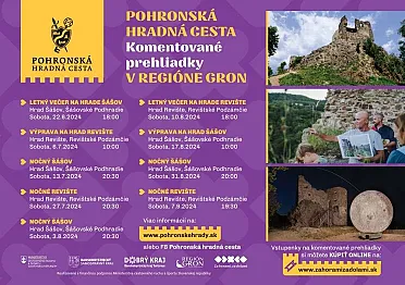 Komentované prehliadky na Revišti a Šášove