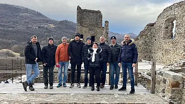 Predseda ZnZHR R. Mazúr so svojou družinou