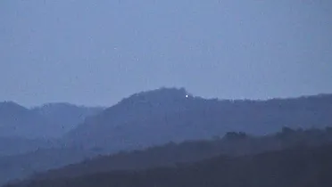 Svetelný signál na hrade Teplica