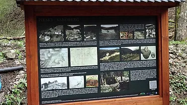 Informačný panel osada Piesky