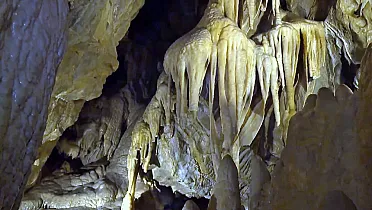 Krása jaskyne v južnej časti Nízkych Tatier