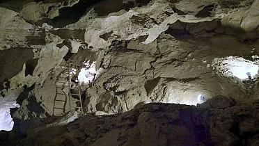 Pôvodný vstup do jaskyne