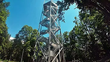 Vyhliadková veža vysoká 39.6 m