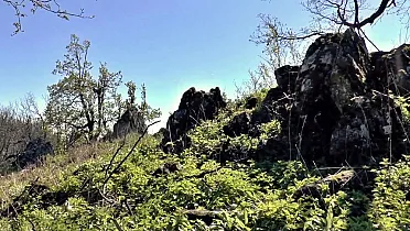 Mohutné skaly na Vysokej