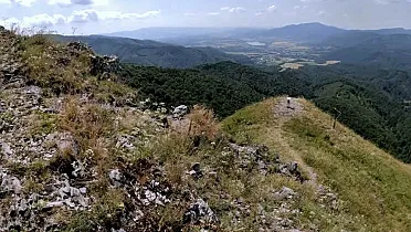 Vyhliadková plošina pod vrcholom