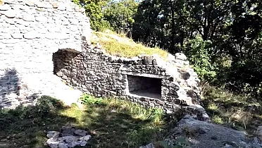 Zachovaná časť múrov