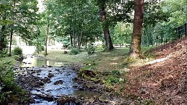 Kúpeľný park v Trenčianskych Tepliciach