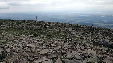 Skalné rumovisko na vrchole