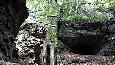 Budinská skala s jaskyňou Jánošíková skrýša
