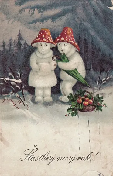 Moja najstaršia novoročná pohľadnica