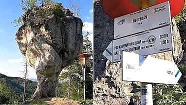 Stratený budzogáň je jedinečný skalný útvar