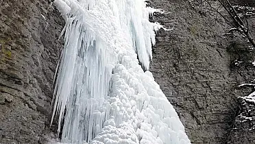 Stredná časť vodopádu